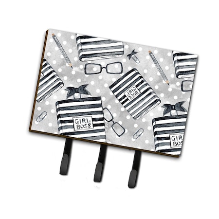 Jensendistributionservices Watercolor Girl Boss Journal Leash or Key Holder, 6 x 2 x 9 in. MI2100798